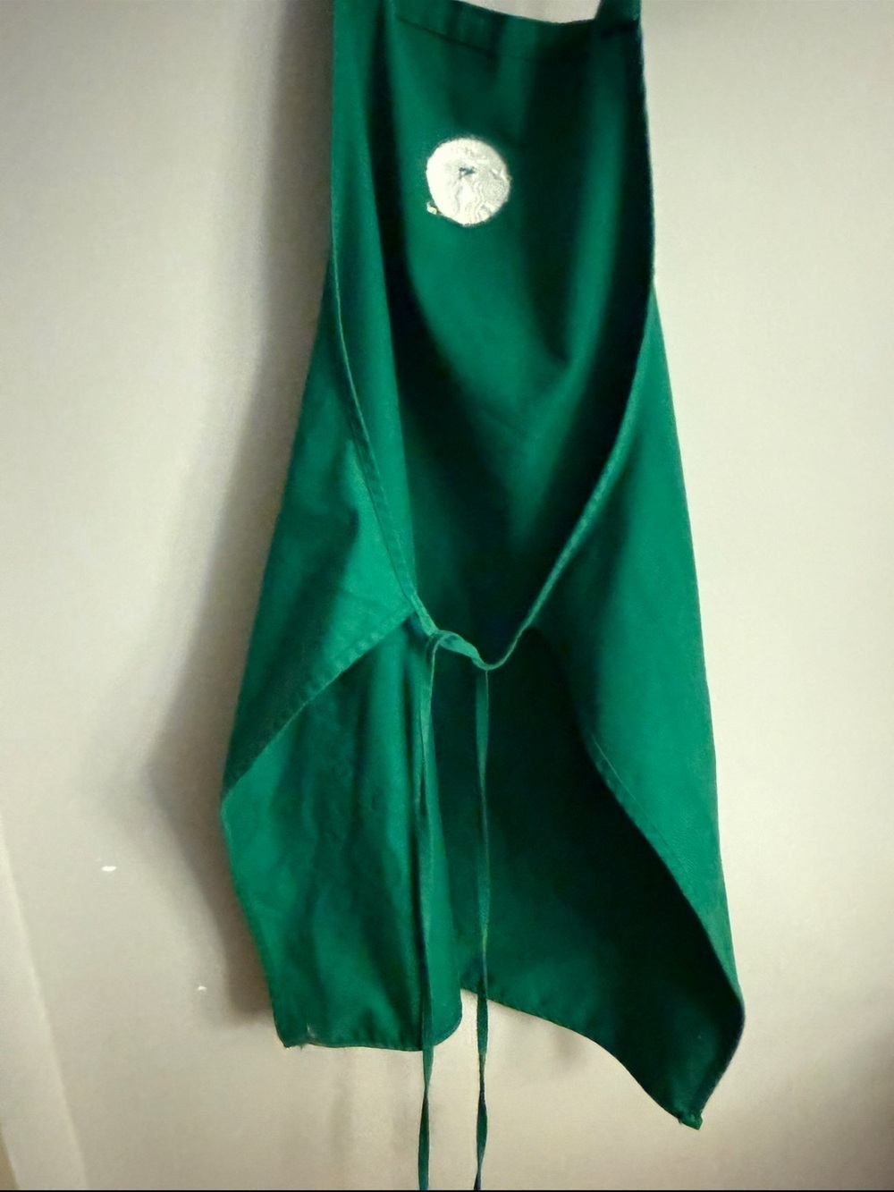 Starbucks Green Barista Apron Adjustable Neck Tie Waist Coffee Shop Uniform - Picture 4 of 4